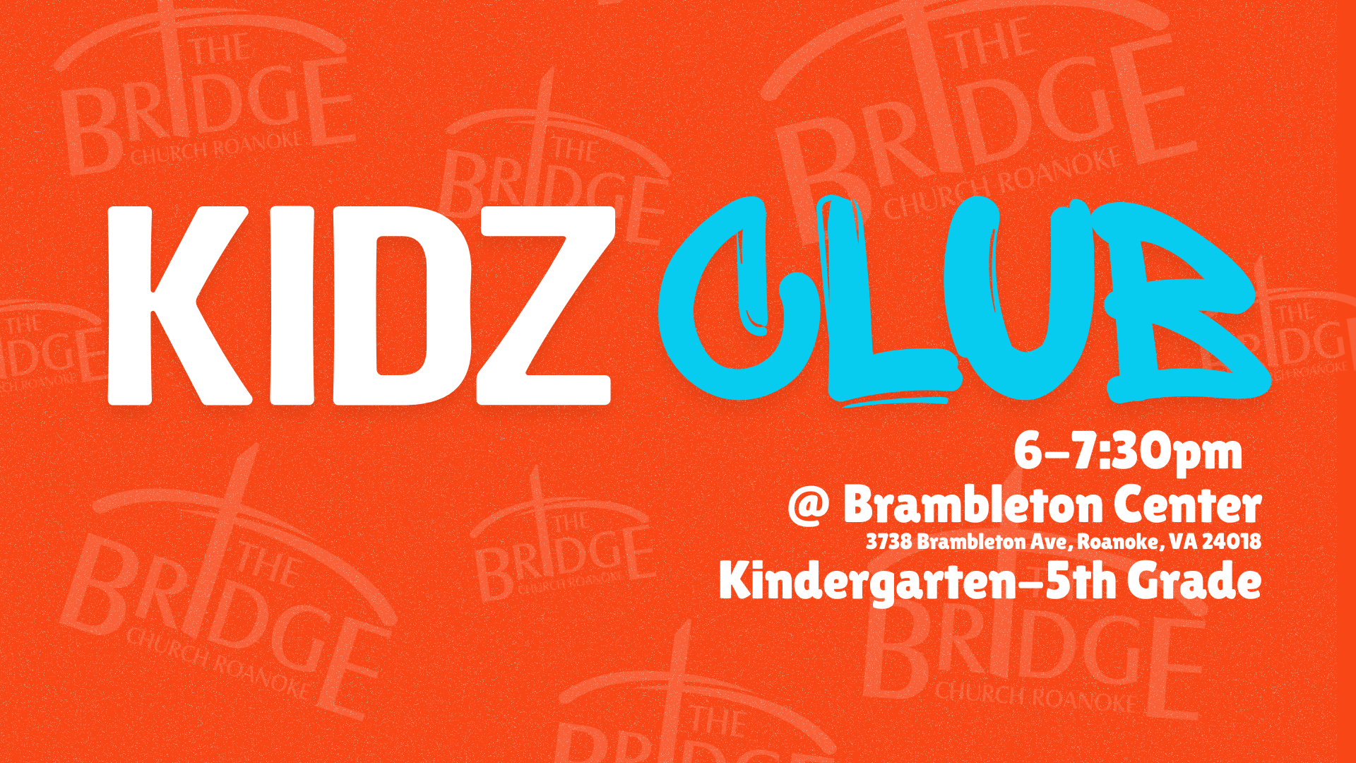 Kidz Club: Gobble Gobble flyer
